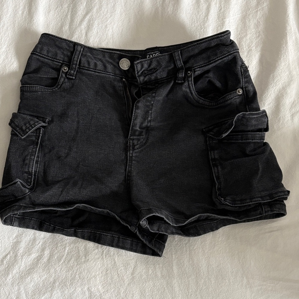 Dark Charcoal Cargo Shorts